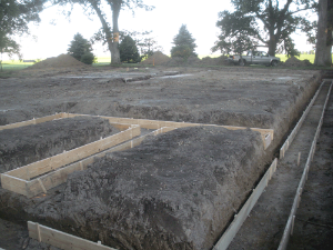 Footer is ready to be Poured